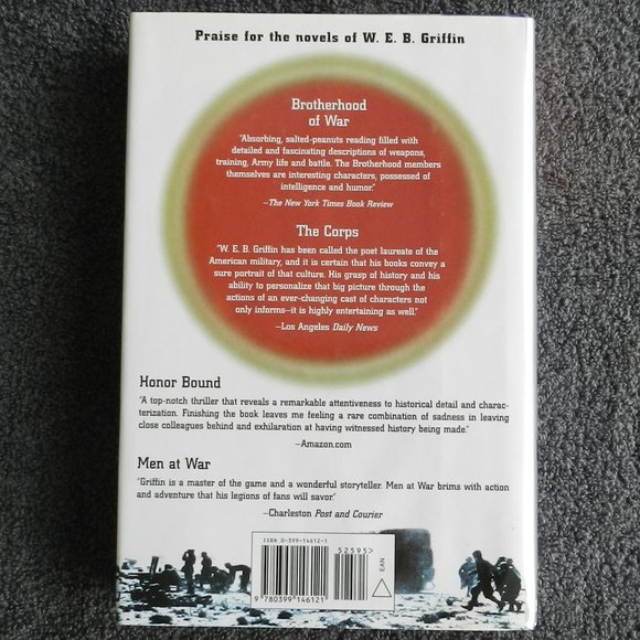 W.E.B. Griffin "The Fighting Agents" A Men At War Novel hardcover 2000 - Picture 2 of 4